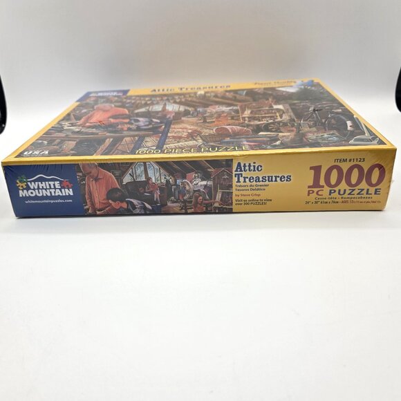 White Mountain Attic Treasures 1000 Piece Rare Hard To Find Sealed Steve Crisp - Picture 5 of 8
